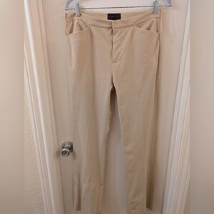 Ralph Lauren Tartan Label Y2K Tan Straight Leg Pants
